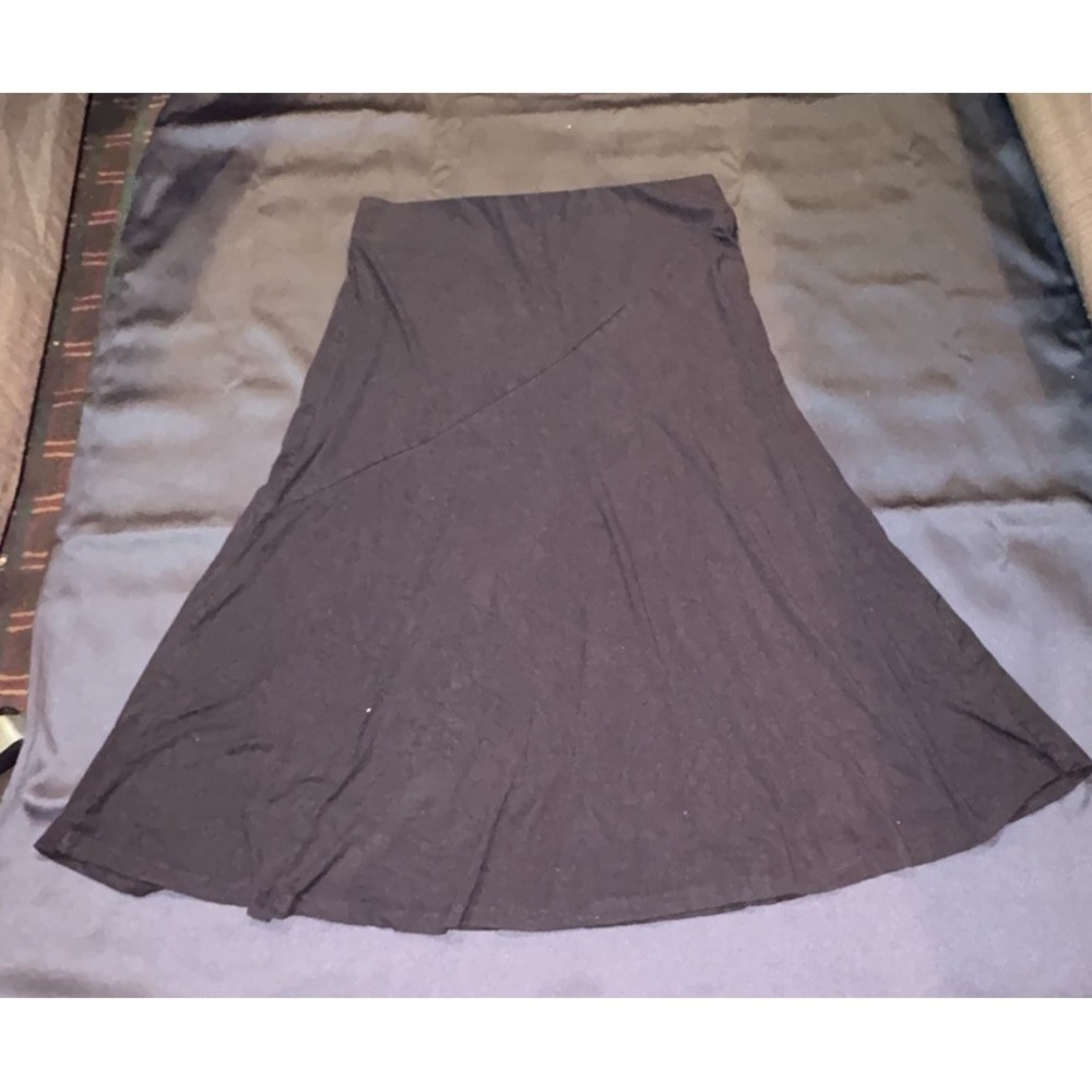 Ann Taylor Petite Long Skirt Black Size LP